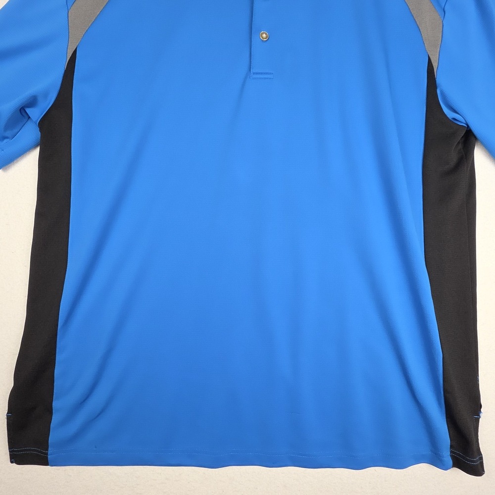 Grand Slam‎ Airflow Mens Golf Polo XXLT Vibrant Blue Short Sleeve Breathable - Picture 6 of 16
